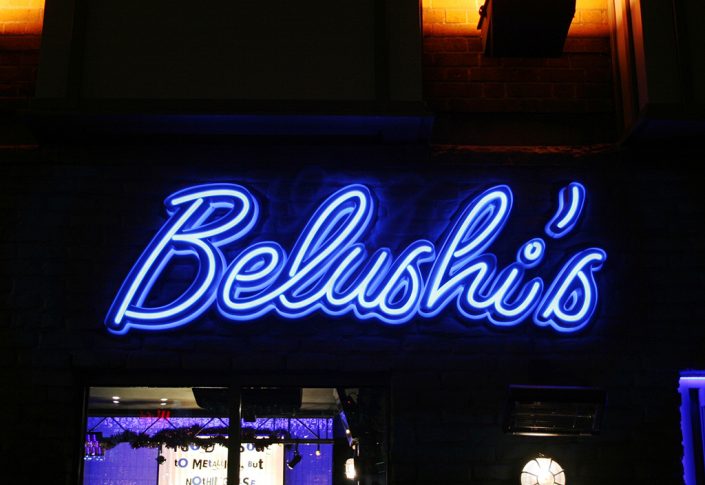 Belushi's external neon
